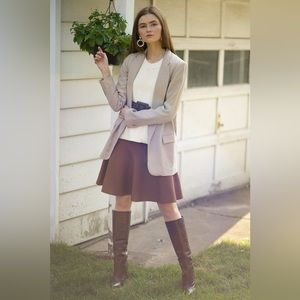 NWT Apparalel The Alpha Skirt in Caramel - New Fit by apparalel.com size XS